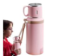 Insulated Travel Water Bottle - Reusable Stainless Steel, Leak Design Adventures | Portable Double Wall Insulation, Sweat Sweat, Lightweight Compact, Temperature Loss Barrier