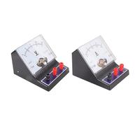 Insulated Voltmeter Ammeter Set Physics Circuit Experiment Equipment for School Laboratory and Circuit Testing Physics Teaching Tool Accessories