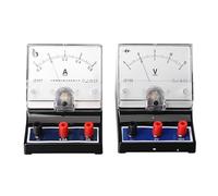 Insulated Voltmeter Ammeter Set Physics Circuit Experiment Equipment for School Laboratory and Circuit Testing Educational Overhead Projection Ammeter