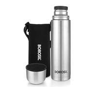 Insulated Water Bottle 34 Oz, Double Walled Insulated Vacuum Flask With Carry-On Sleeve, Leak Proof & BPA Free Stainless Steel Water Bottles, Keep 24H Hot & Cold, Sweat Free, Suitable for Any Beverage