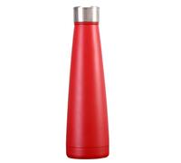 Insulated Water Bottle,450ml/16oz Stainless Steel Double Wall Metal Leak Proof Vacuum Flask,Keep Hot & Cold Drinks,Drinking Thermal for Outdoor Sports Camping Cycling for Kids &Adults-Red