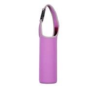 Insulated Water Bottle Bag, Water Bottle Bag, Heated Insulation for Water Bottle Holder | Neoprene Buckle Closure with Protective Sleeves for Steel Cups, Dark Purple, Se référer au descriptif
