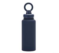 Insulated Water Bottle with Magnetic Phone Holder, Reusable Stainless Steel Water Bottle, Keeps Cold for 24 Hours, Perfect for Gym, Sports, and Travel(Dark Blue)