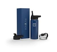 Insulated Water Bottle with Straw - 650/950/1200/1800 ml - Leakproof Double-Walled Stainless Steel Metal Drink Flask BPA-Free - Sports Travel Gym Camping Hiking Kids