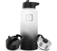Insulated Water Bottle with Straw - 650/950/1200/1800 ml - Leakproof Double-Walled Stainless Steel Metal Drink Flask BPA-Free - Sports Travel Gym Camping Hiking Kids