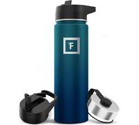 Insulated Water Bottle with Straw - 650/950/1200/1800 ml - Leakproof Double-Walled Stainless Steel Metal Drink Flask BPA-Free - Sports Travel Gym Camping Hiking Kids