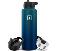 Insulated Water Bottle with Straw - 650/950/1200/1800 ml - Leakproof Double-Walled Stainless Steel Metal Drink Flask BPA-Free - Sports Travel Gym Camping Hiking Kids
