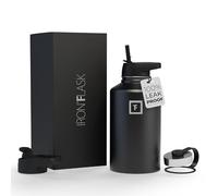 Insulated Water Bottle with Straw - 650/950/1200/1800 ml - Leakproof Double-Walled Stainless Steel Metal Drink Flask BPA-Free - Sports Travel Gym Camping Hiking Kids