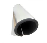 Insulated Water Pipe Open-End Self-Adhesive Aluminum Foil Rubber-Plastic Insulation Sleeve Aluminum Foil Pipe Cover(165mm,20mm)