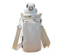 Insulated Water Pouch - Large Bottle Holder Bag for Outdoor Use | Drawstring Carrier with Adjustable Strap, Thermal Protection & Lightweight Design for Hiking Running Walking, 9.06x5.91x3.94 inches