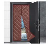 Insulated Windproof Thermal Door Curtain for Winter Soundproof Energy Saving Draught Excluder for Living Room Front Door (1.3x2.2m) Ultimate Heat Retention & Noise Reduction