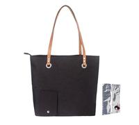 Insulated Wine Bag with Hidden Tap, Wine Dispenser Beach Bag for Wine & Drinks, Portable Cooler Bag for Picnic, Party & Pool, Includes Reusable 1.5L Bag, Black