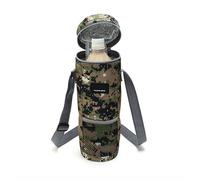 Insulated Wine Cooler Bag - Insulated Wine Carrier for 2 Bottles, Portable Holder Cosn - Basg Without Barrel Insulated with Straps, Portable Travel Posrtatile, camouflage