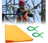 Insulating Blanket for Electrical Safety, High-Voltage Industrial Use, Shock-Resistant Mat for Electrical Work