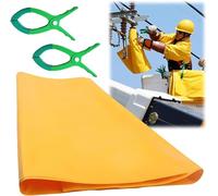 Insulating Blanket for Electrical Safety, High Voltage Work Protection Pad for Circuit Breakers, Switchgear, Distribution Rooms - Flexible Resin Mat, 10KV Rated
