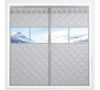 Insulating Curtains Cold Air Blocker for Window No Drilling Required Reusable Two Installation Methods for Homes Student Dormitories