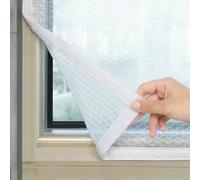 Insulating Film for Windows & Doors - Secondary Glazing to Keep Cold or Heat Out, Windproof & Dust Proof, Reusable
