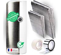 INSULATING hot water tank up to 300 L - Insulation kit for cumulus - Thermal insulation. Double-sided adhesive tape and aluminium included - Reduce heat loss by insulating your water heater