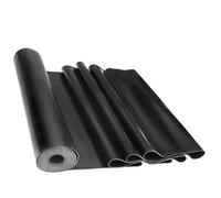Insulating Rubber Floor Mats,Non-Slip Wear-Resistant Heavy Duty Sheet for Commercial Electrical(Black Long X Thick,2.1mx6mm)