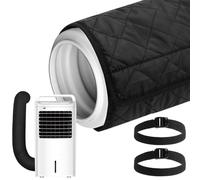 Insulating Sleeve for Mobile Air Conditioning Pipe, Protective Tubing, Duct Ventilation Cover | For Home, Living Room, Kitchen, Apartment, Basement, Garage, Commercial Buildings, Summer, Winter