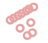 Insulating Washer, 50pcs 8 mm x 16 mm x 1 mm Vulcanised Fibre Washer, Red, Insulation Seal for Motherboard