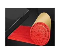 Insulation Deadener pad 1piece Acoustic Foam Self-adhesive Egg Sound Insulation Panels High Density For Studio KTV Recording Office Wall Panels 50x200cm(Red,2cm)