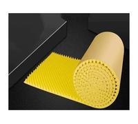 Insulation Deadener pad 1piece Acoustic Foam Self-adhesive Egg Sound Insulation Panels High Density For Studio KTV Recording Office Wall Panels 50x200cm(Yellow,3.5cm)