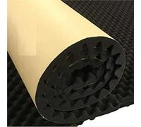 Insulation Deadener pad Black Self Adhesive High-Density Acoustic Foam Egg Box Panel Studio Foam Soundproof Wallboard(50x500cm)