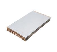Insulation Deadener pad Car Sound Aner Butyl Rubber Heat Insulation Pad Sound Barrier Black 2/10/15/17/34piece 80mil 25sqft(17piece 400x250mm)