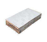 Insulation Deadener pad Car Sound Aner Butyl Rubber Heat Insulation Pad Sound Barrier Black 2/10/15/17/34piece 80mil 25sqft(34piece 400x250mm)