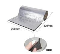 Insulation Mat 2000*500mm 5/10mm Car Soundproof Mat Proofing Deadener Heat Noise Insulation Deadening Hood Closed Cell Foam Accessorie Engine Heat Shield Pad(Upgrade-10mm-L)