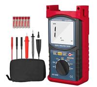 Insulation Resistance Tester, GR-6688F Portable Megohmmeter, 20G Ohm Digital Insulation Resistance Tester with range 250V/500V/1000V/2500V, Data Hold and Backlight, Testing for Floor Heating Cable
