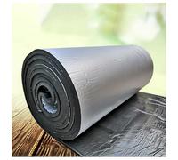 Insulation Sheet, Self-Adhesive Aluminum Foil, Waterproof Heat Resistant Thermal Barrier for Roof, Wall, HVAC Duct Pipe, Rubber Foam, 1*3m