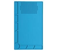 Insulation Silicone Repair Mat High Temperature Resistant Soldering Heat Insulated Pad for Phone Computer Table Repairing, Silicone Soldering Mat for DIY Enthusiasts (S-120B)