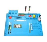 Insulation Silicone Soldering Mat - Heat Resistant Anti Static Work Block 45 30 cm Large Silicone Repair Mat for Soldering Station, Repair of Electronics, Maintenance Instruments for Heat