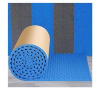Insulation Soundproofing Foam, 1x5m/3.28x16.4ft Sound Insulation Cotton Foam Wall Panel, Self-Adhesive Acoustic Panels For Home Studio Pipe Machine (Color : Blue, Size : 3cm thick)