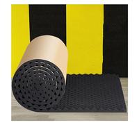 Insulation Soundproofing Foam, 1x5m/3.28x16.4ft Sound Proofing Deadening Mat, Sound Proof Acoustic Foam Panels For Home Studios Cinema (Color : Black, Size : 5cm thick)