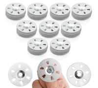 Insulation Washers 35mm 600 Pack, Steel Backer Board Fixing Washers