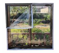 Insulation Window Air High Definition Transparent Cover Warm Winter for Double or Secondary Glazing Draught Energy Saving Home Insulation and Keeping Out Drafts(4.9'x7.9'=150 cmx240 cm)