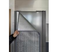 Insulation Window Film - Full Blackout Privacy Film, Balcony Glass Insulation Board, Protective Cover for Refrigerator and Freezer (60x130cm)