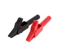 Insulative Full Protective Croco-dile Clips 4mm / 15A Lead Clip for Multimetersand Clampmeters Clips for Hair Baby