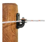 Insulators for corner electric fence with pulley for wooden posts Gallagher (x5)