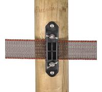 Insulators for electric fence corner turboline tape with butterfly nut Gallagher (x5)