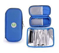 Insulin Cool Bag,Aranticy Portable Medical Cooler Case Syringes Storage Diabetic Organizer Pouch Pocket Container for Diabetes Insulins and Drugs Home Travel Camping Outdoor Use