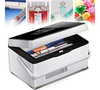 Insulin Cool Box Refrigerator Drug Refrigerator, Medication Insulin Portable Cooler Intelligent Fridge with Large Refrigeration Space for Cooler Bag for Travel
