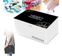 Insulin Cool Box Refrigerator Insulin Cooler Box,Portable Electric Cooler Box for Car Thermostat 0-18℃,Growth Hormone,Vaccine,Eye Drop for Summer Travel Work,for Car,Travel,Home,Battery2