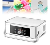 Insulin Cool Box Refrigerator Insulin Cooler Refrigerated Box,2-8℃ Drug Reefer Cooler Travel Rechargeable Battery Refrigerator for Diabetic Medication Organizer,-220V-Battery*2