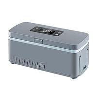 Insulin Cool Box Refrigerator Portable Insulin Cool Box, Medication Fridge Auto USB Travel Box 2-8 Degree Cool Bag Cool Container Cooler for Travel, Household, Storage of Medicines,1*Battery