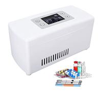 Insulin Cooler Travel Case Insulin Cool Box Refrigerator Insulin Fridge Box Insulin Cooler Fridge Travel Case 220x100x90mm Portable Diabetic Cooling Box Intelligent Constant Temperature Insu