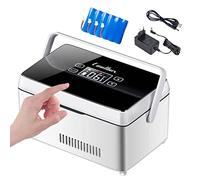 Insulin Cooler Travel Case Insulin Cool Box Refrigerator Insulin Fridge Box Refrigerator Insulin Cooler Case with Alarm Portable Cooling Box Constant Temperature 2-8℃ for Travel Car, Insulin